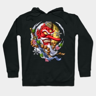 Tengu Japanese Demon Hoodie